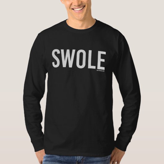 SWOLE -   人のフィットネス- .png Tシャツ (正面)