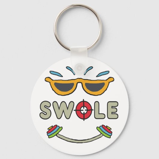 Swole Bodybuilding キーホルダー (正面)