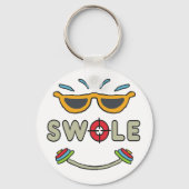 Swole Bodybuilding キーホルダー (裏面)