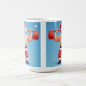 Swole Santa:利益と提供プレゼント モーフィングマグカップ (中央)