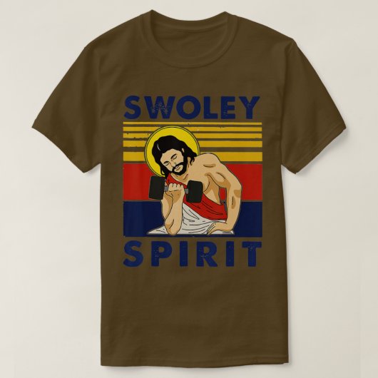 Swoley Spirit WEIGHT LIFTING Jesus Swoley Spirit  Tシャツ (デザイン正面)