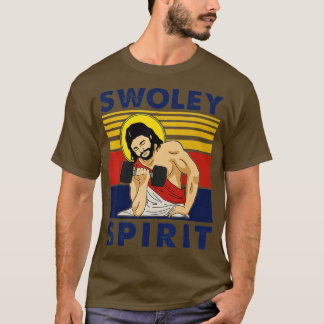 Swoley Spirit WEIGHT LIFTING Jesus Swoley Spirit  Tシャツ