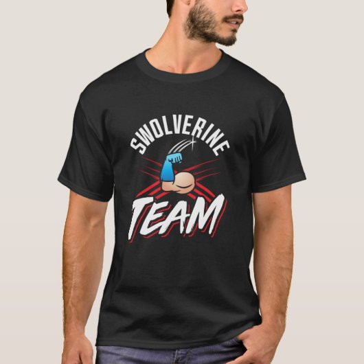 SwolvelineチームクラシックのTシャツ Tシャツ (正面)