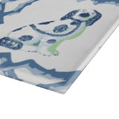 Swoon Staffordshire Dogs Trellis Slate and Green カッティングボード (角)