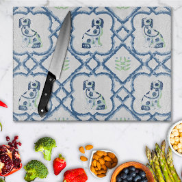 Swoon Staffordshire Dogs Trellis Slate and Green カッティングボード