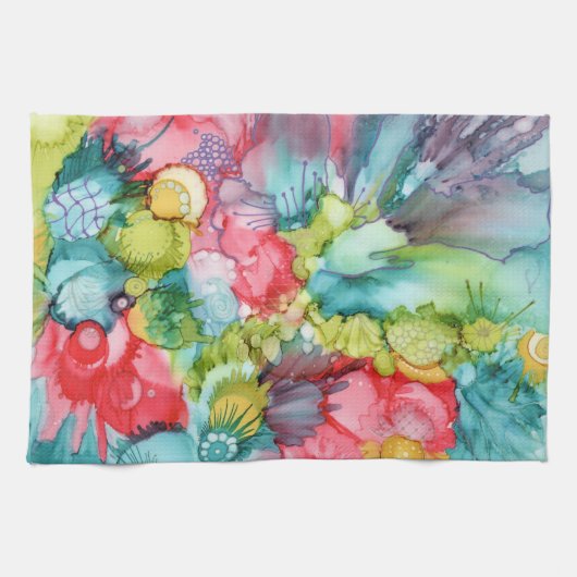 Swooshの落書きの台所タオル キッチンタオル (横)