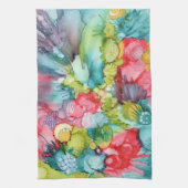 Swooshの落書きの台所タオル キッチンタオル (縦)