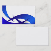 swooshyレイアウトの名刺 名刺 (正面/裏面)