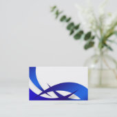 swooshyレイアウトの名刺 名刺 (スタンド正面)