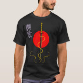 Sword japanese katana tシャツ (正面)