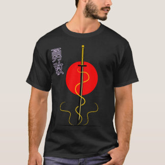 Sword japanese katana tシャツ