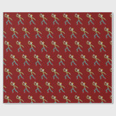 Sword Swallowing Stickman ラッピングペーパー (フラット)