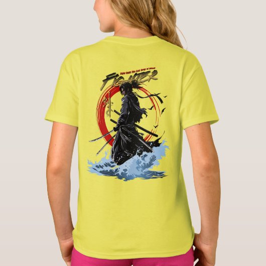 Swordfighter | キッズ tシャツ (裏面)