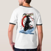 Swordfighter | メンズ リンガー tシャツ (裏面)