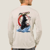 Swordfighter | メンズ ロングスリーブ トライブレンドTシャツ (背面)