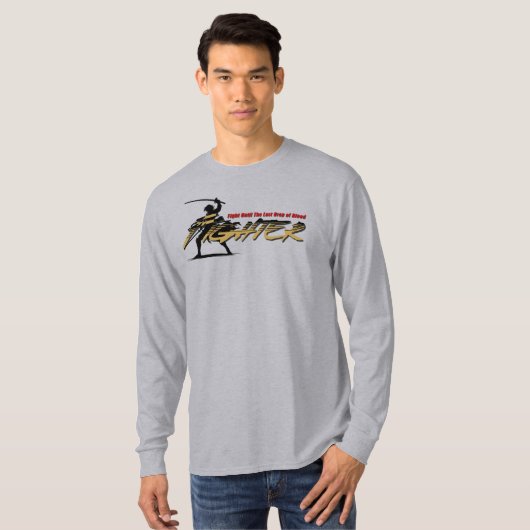Swordfighter | メンズ ロングスリーブ tシャツ (正面フル)