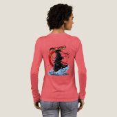 Swordfighter | 女性用ロングスリーブ トライブレンドTシャツ (背面全体)