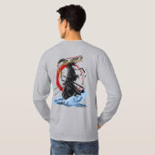 Swordfighter | Men's Long Sleeve Tシャツ (裏面フル)