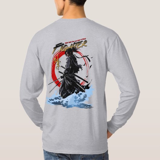 Swordfighter | Men's Long Sleeve Tシャツ (裏面)