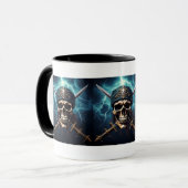 Swords Mugとの海賊スカル マグカップ (正面左)