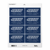 SWOSU卒業生 ラベル (フルシート)