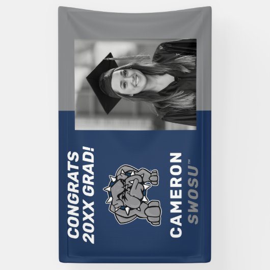 SWOSU大学院 横断幕 (縦)