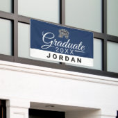 SWOSU大学院 横断幕 (ビルの外側)