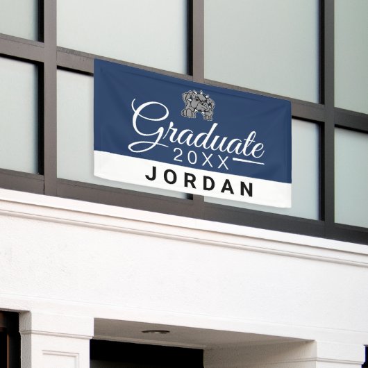 SWOSU大学院 横断幕 (ビルの外側)