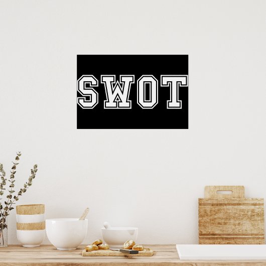 SWOT ポスター (キッチン)