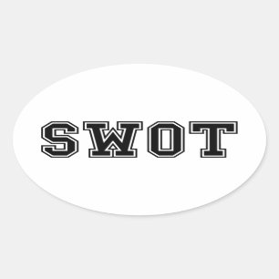 SWOT 楕円形シール