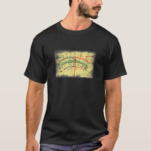 SWRメーターHAMラジオ運営者アマチュア無線エンターシ Tシャツ (正面)