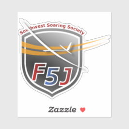 SWSS カスタム F5Jエンブレム付きカットビニールシール シール