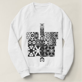 Sxismaファッション女子ラグランスウェットシャツ Tシャツ