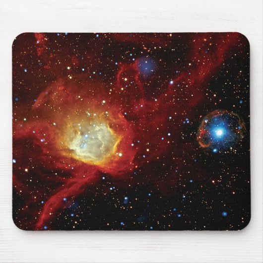 SXP 1062パルサー 超新星残骸 NASA宇宙写真 マウスパッド (正面)
