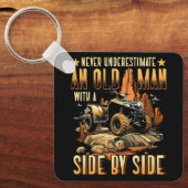 SXSクールグランドパメンズパパオフロードUTV ATVサイド –  キーホルダー (正面)