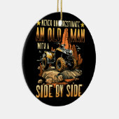 SXSクールグランドパメンズパパオフロードUTV ATVサイド – セラミックオーナメント (右)