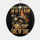 SXSクールグランドパメンズパパオフロードUTV ATVサイド – セラミックオーナメント (左)