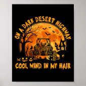 Sxs Utv Dark Desert Highway Cool Mind Halloween Ri ポスター (正面)