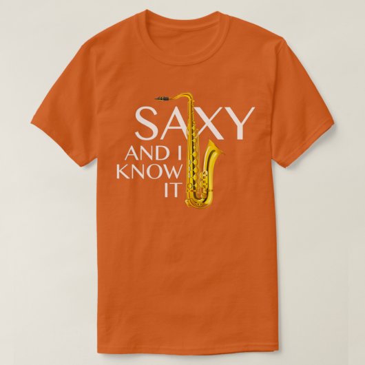 Sxyと私はそれを知っている Tシャツ (デザイン正面)