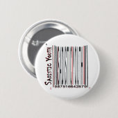 SYのバーコードPin 缶バッジ (正面&裏面)