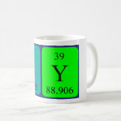 Sy定期テーブル名mag 2 コーヒーマグカップ (正面右)