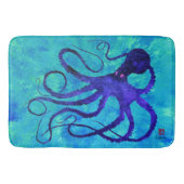 Sybille's Octopus - Large Bath Mat バスマット (正面)
