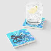 Sybille's Octopus - Marble Coaster ストーンコースター (横)