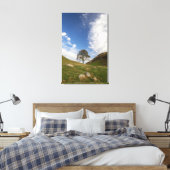 Sycamore Gap Streted Canvas Print キャンバスプリント (インサイチュ (寝室))
