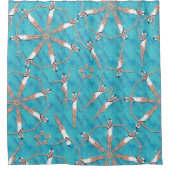 Sychronizedの魅了の水泳 シャワーカーテン (正面)