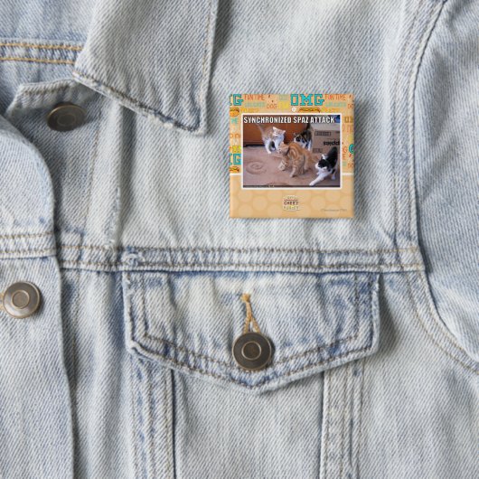 Sychronized Spazの攻撃 缶バッジ (インサイチュ)