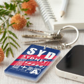 SYDシドニー空港 キーホルダー (正面右)