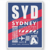 SYDシドニー空港 シール (正面)