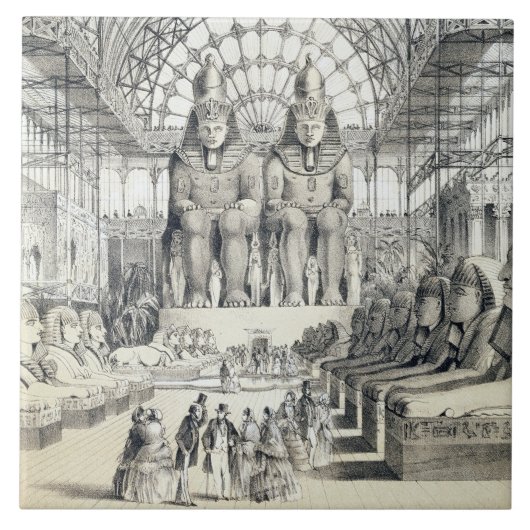 Sydenhamのクリスタル・パレスのNubian裁判所 タイル (正面)