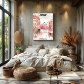 Sydney Acuarela Urbana: La Ciudad del Puerto ポスター